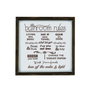 Wallity KZM006 Cuadro Decorativo enmarcado en MDF Marrón y Blanco